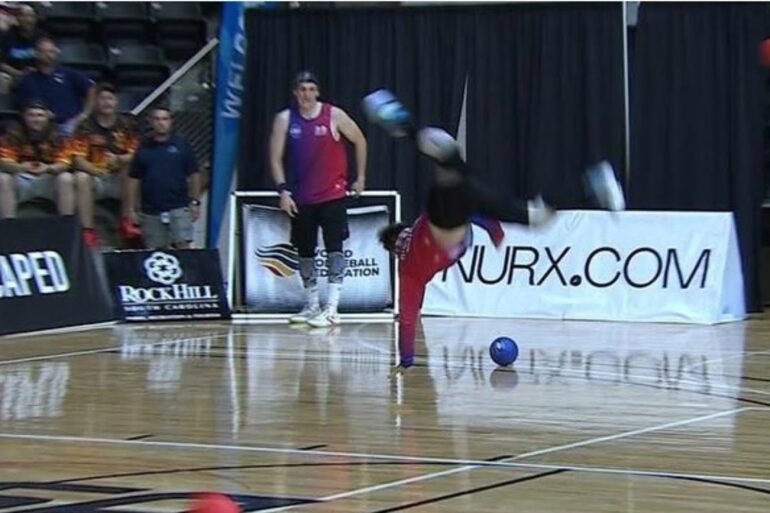 Jeff Giovinco Dodgeball Back Flip