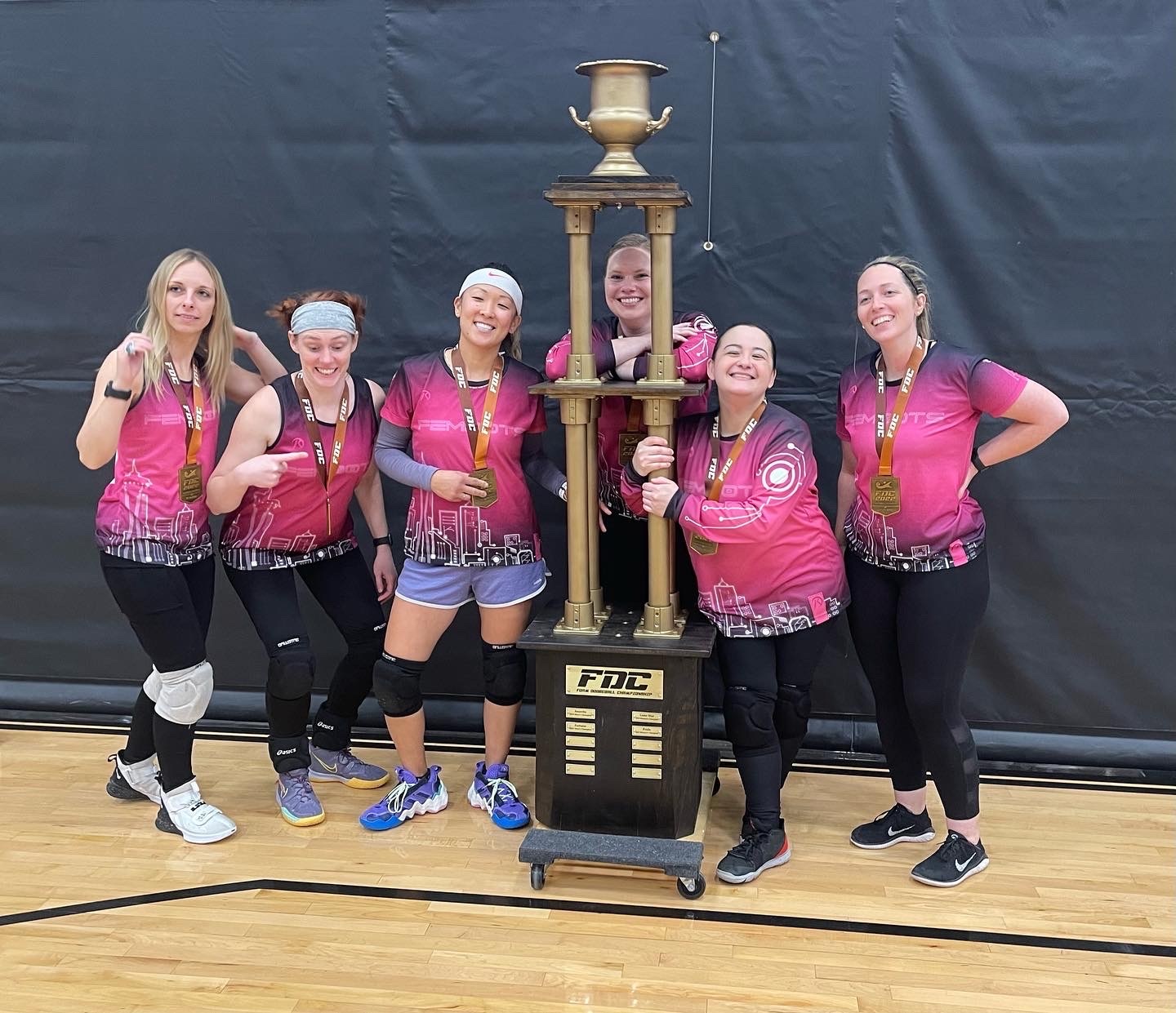Dodgeball Women's Division Champions