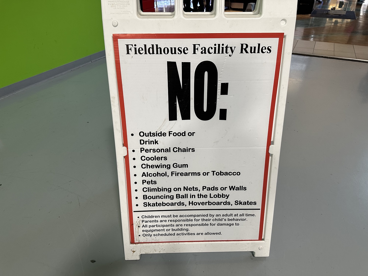 Fieldhouse Rules